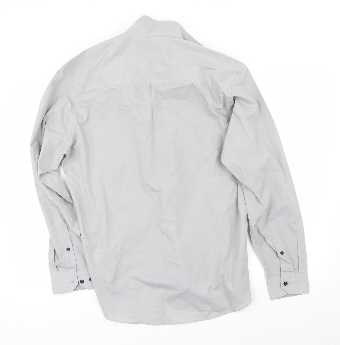 Taylor & Wright Mens Grey    Button-Up Size XL