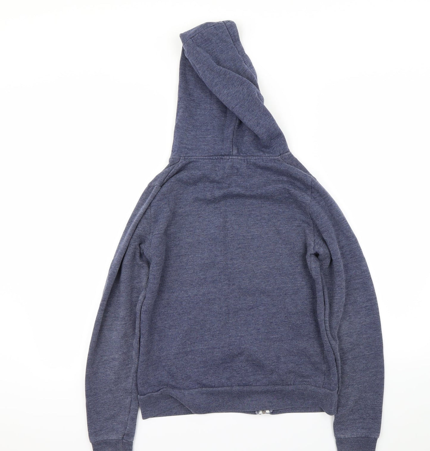 Topshop Womens Blue   Full Zip Hoodie Size 8