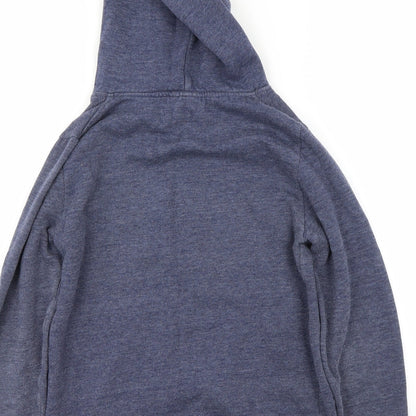 Topshop Womens Blue   Full Zip Hoodie Size 8