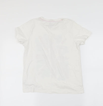 F&F Boys White   Basic T-Shirt Size S