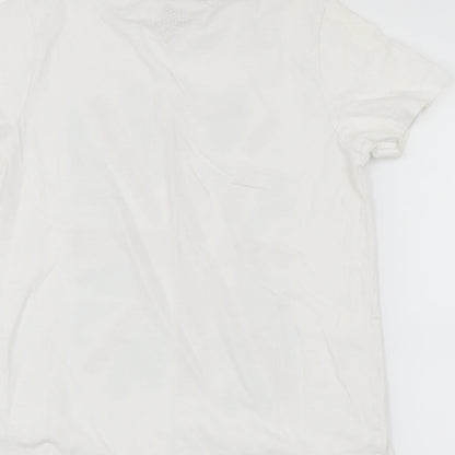 F&F Boys White   Basic T-Shirt Size S