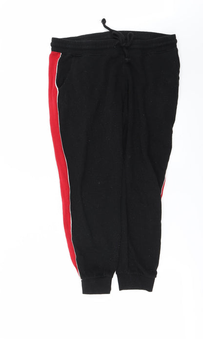 H&M Mens Black   Jogger Trousers Size M L20 in