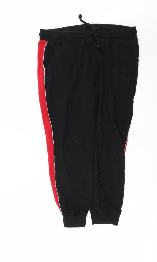 H&M Mens Black   Jogger Trousers Size M L20 in