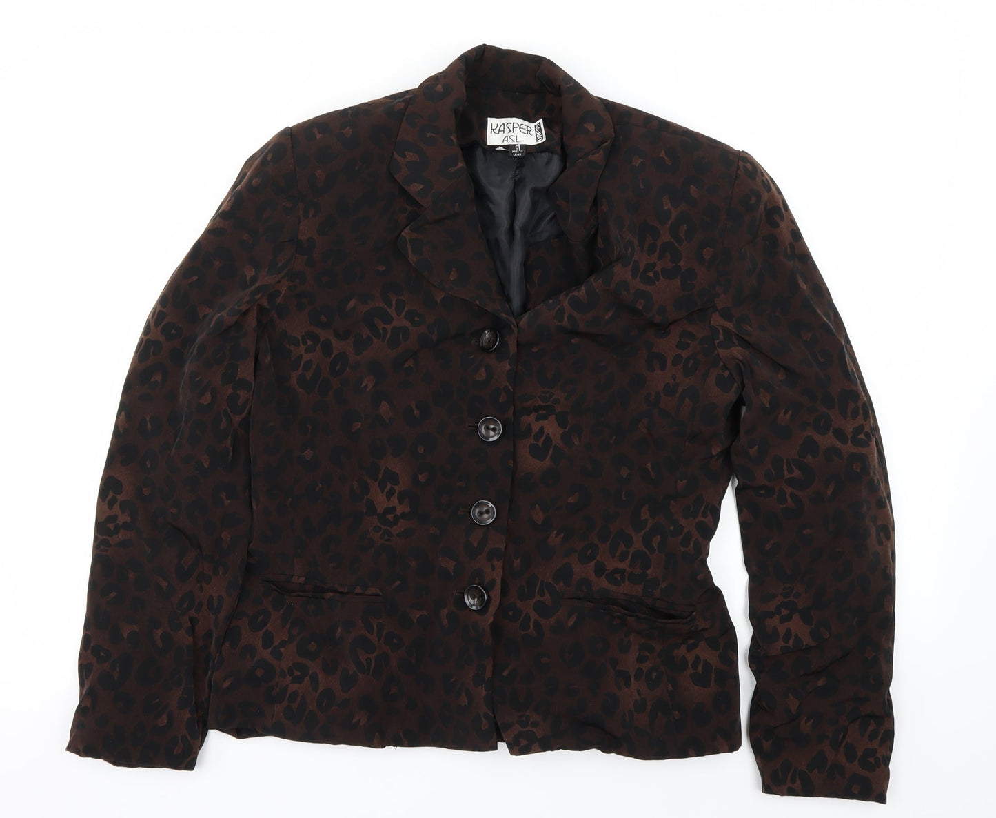 Womens UK Size 8 Kasper Brown Jacket