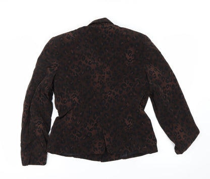 Womens UK Size 8 Kasper Brown Jacket