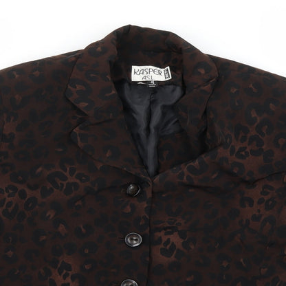 Womens UK Size 8 Kasper Brown Jacket