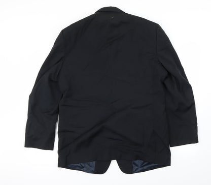 Mens UK Size 42 Preworn Regular Black Suit Jacket