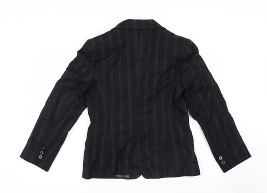 Oscar B Womens Black   Jacket Coat Size 10