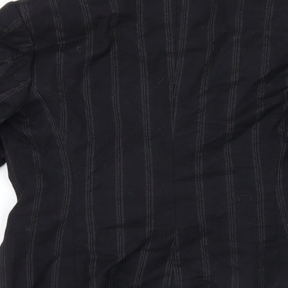 Oscar B Womens Black   Jacket Coat Size 10