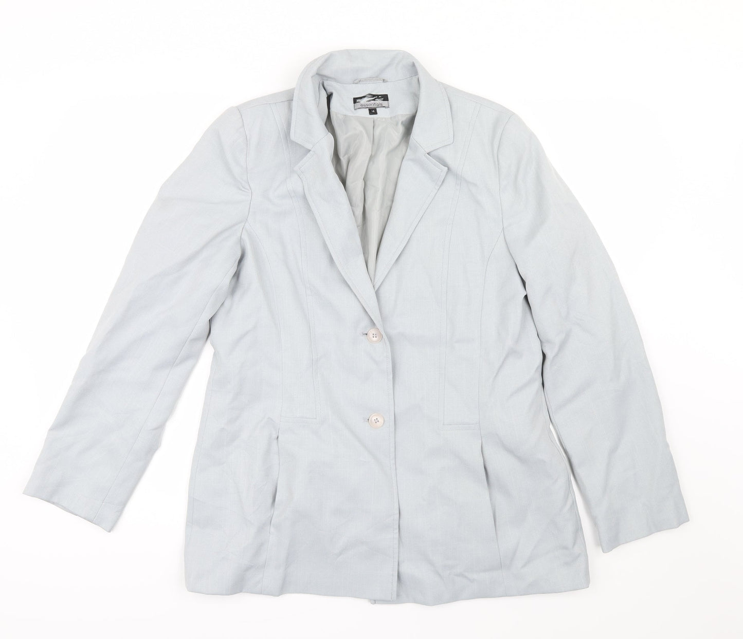 Womens UK Size 16 Essentials Grey Jacket