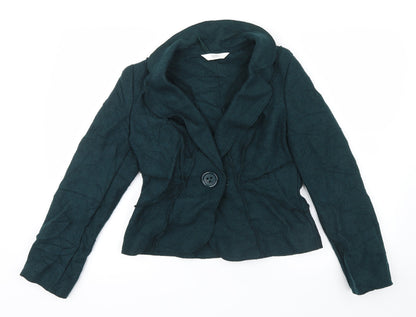 Womens UK Size 12 Marks and Spencer Green Jacket