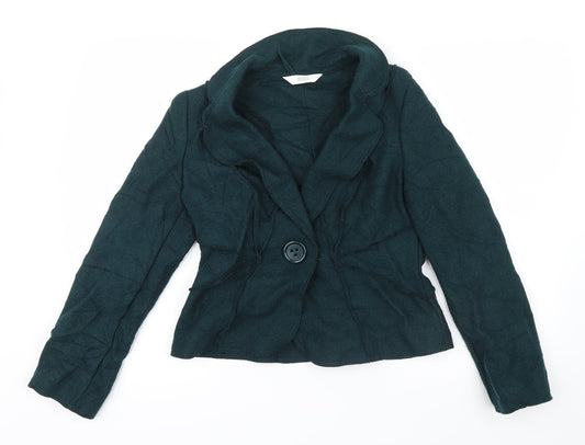 Womens UK Size 12 Marks and Spencer Green Jacket
