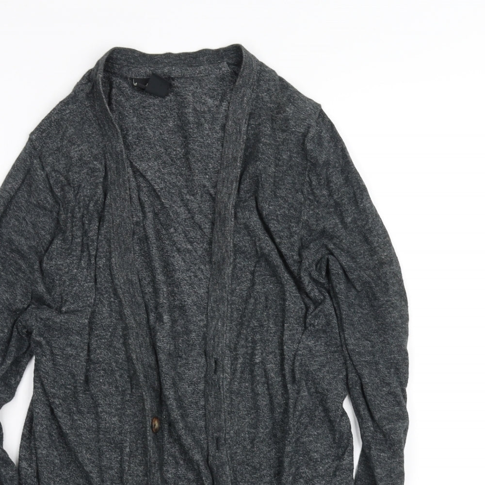 H&M Womens Grey   Cardigan Jumper Size XS