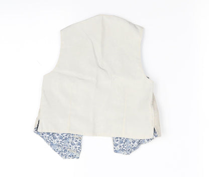 hemloom Boys Beige   Jacket Waistcoat Size 3 Years