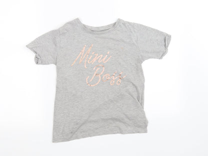 mini boss Girls Grey   Basic Polo Size 10 Years