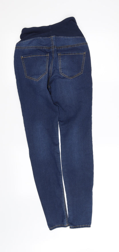 Womens UK Size 8 H&M Regular Fit Skinny Blue Jeans