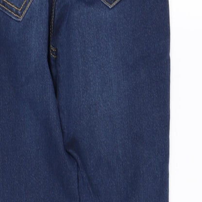 Womens UK Size 8 H&M Regular Fit Skinny Blue Jeans