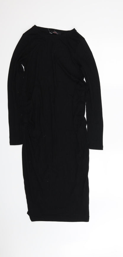 George Womens Black   Fit & Flare  Size 8