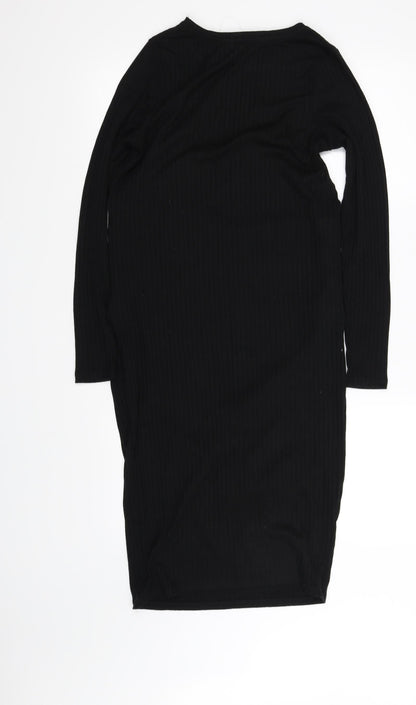 George Womens Black   Fit & Flare  Size 8