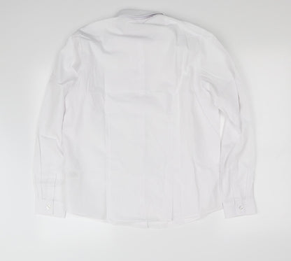 George Girls White   Basic Button-Up Size 15-16 Years