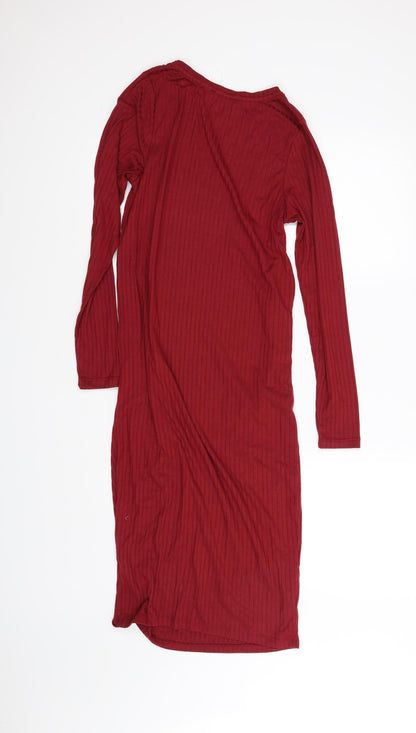 George Womens Red   Fit & Flare  Size 8