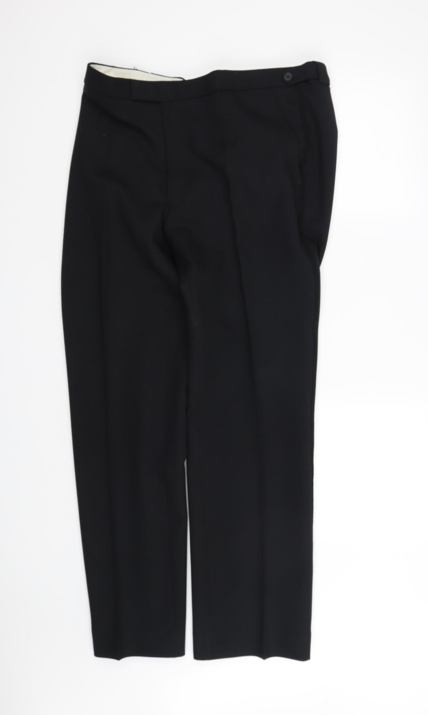 Womens UK Size 42 in pre worn Regular Fit  Black Trousers