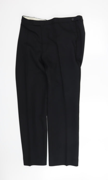 Womens UK Size 42 in pre worn Regular Fit  Black Trousers
