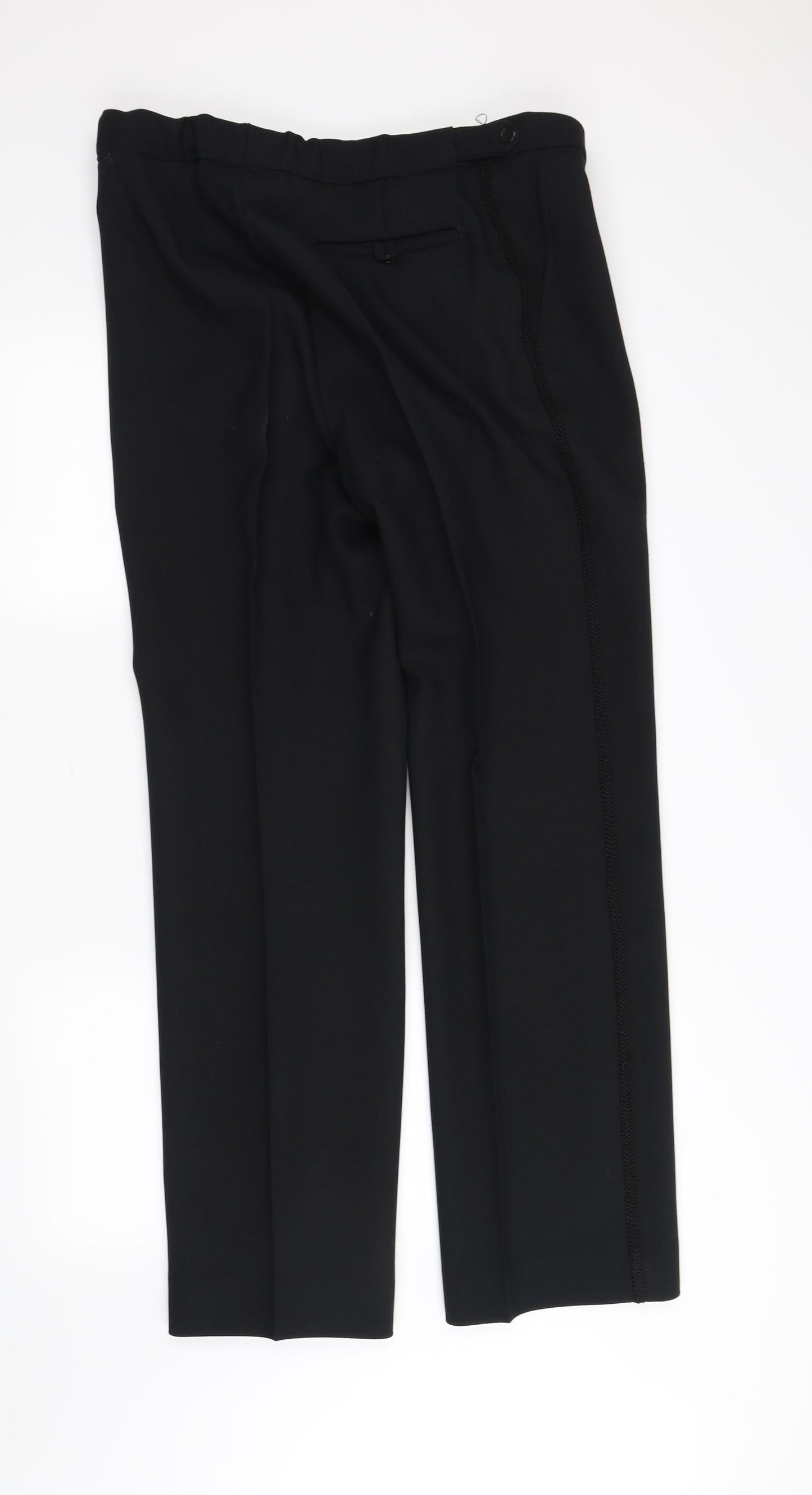 Womens UK Size 42 in pre worn Regular Fit  Black Trousers