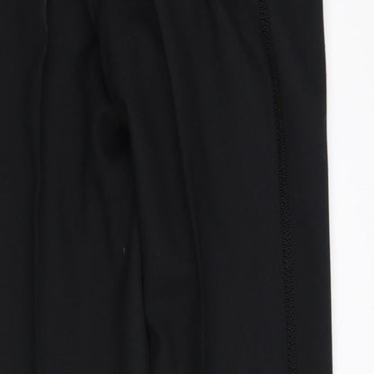 Womens UK Size 42 in pre worn Regular Fit  Black Trousers