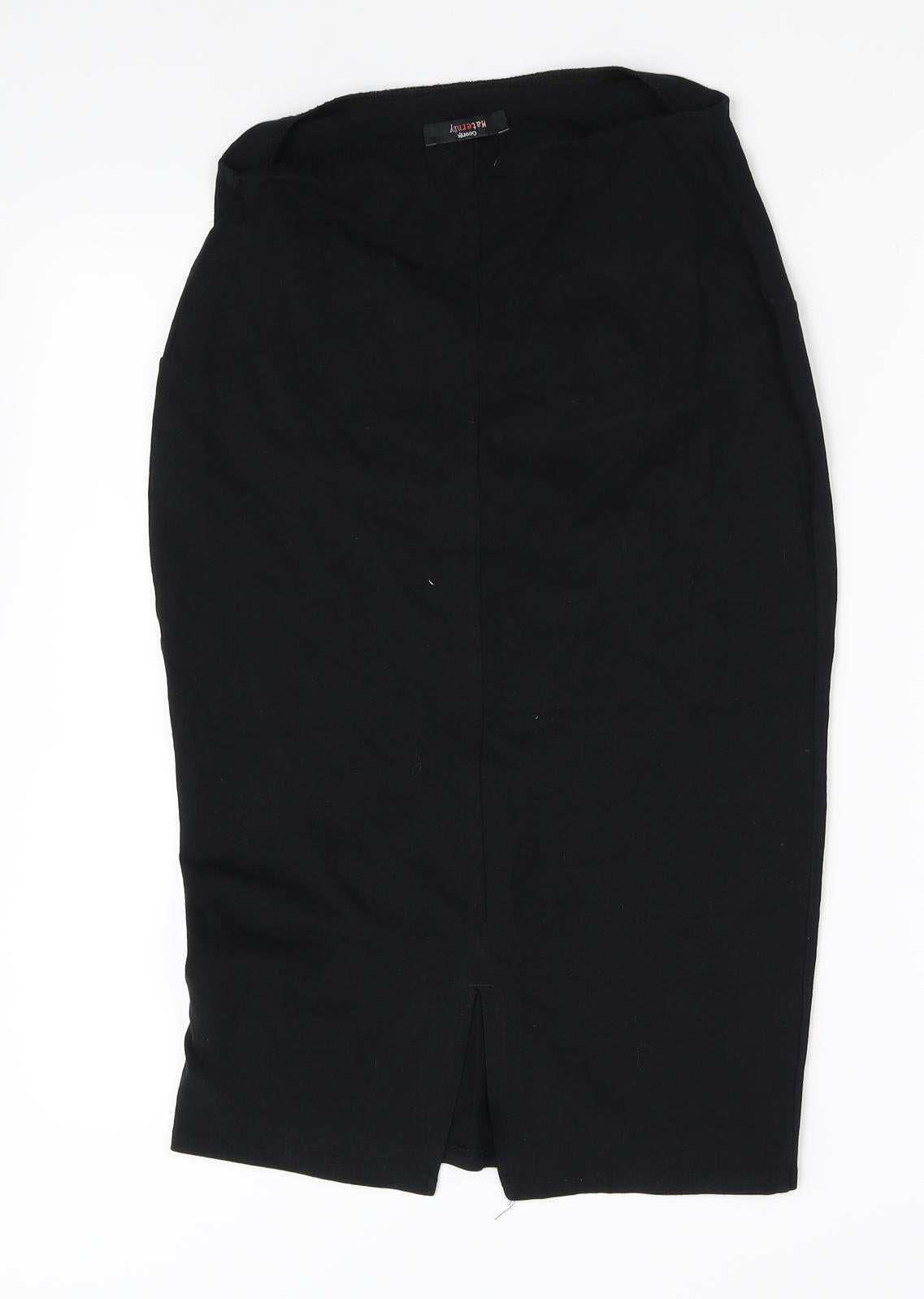 George Womens Black   Flare Skirt Size 8