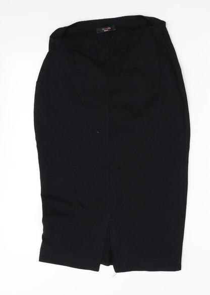 George Womens Black   Flare Skirt Size 8