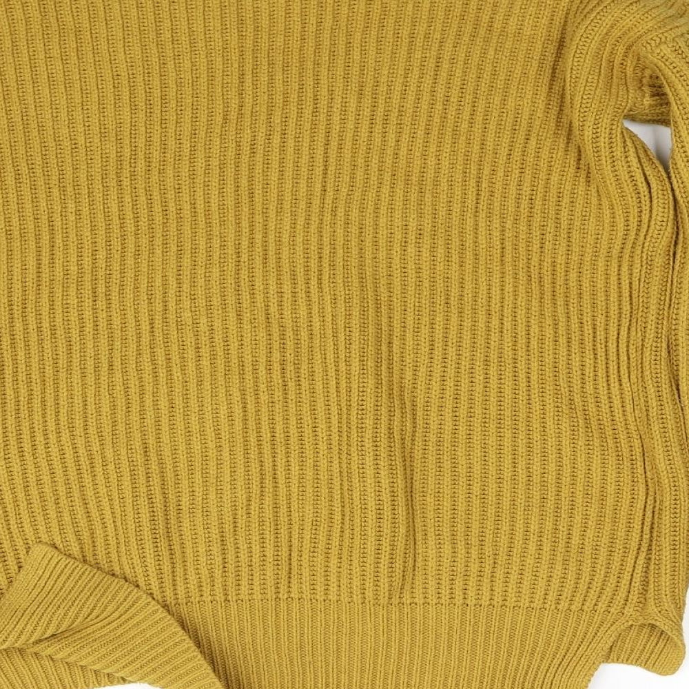 Forever 21 Womens Yellow   Pullover Jumper Size S