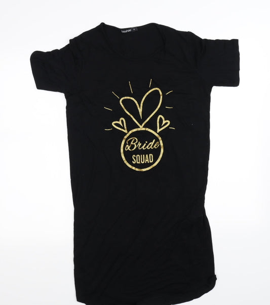 Boohoo Womens Black   Fit & Flare  Size S