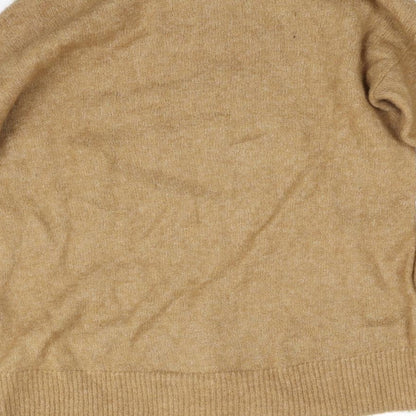 H&M Womens Yellow   Pullover Sweatshirt Size XS