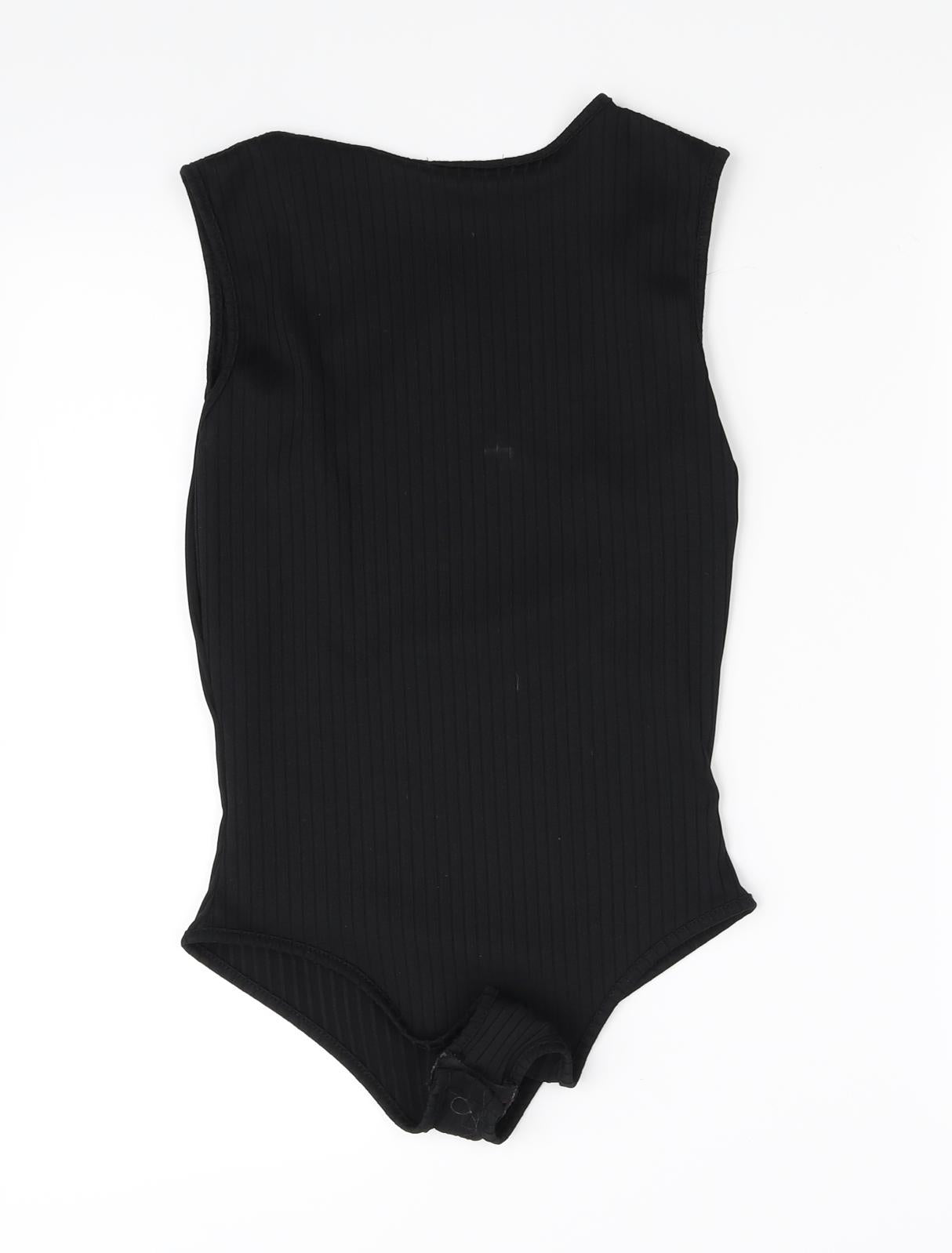 I SAW IT FIRST Womens Black   Basic Blouse Size 10