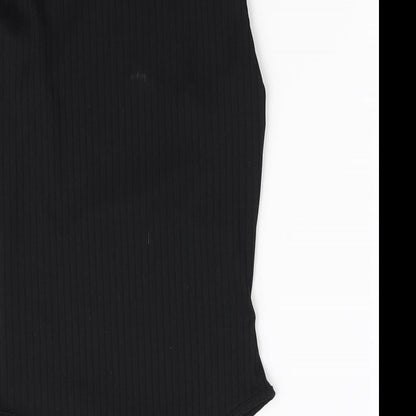 I SAW IT FIRST Womens Black   Basic Blouse Size 10