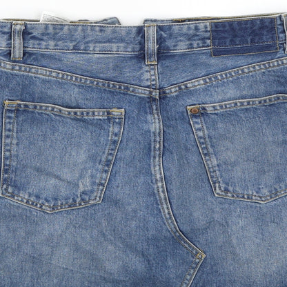&denim Womens Blue   A-Line Skirt Size 4  - l