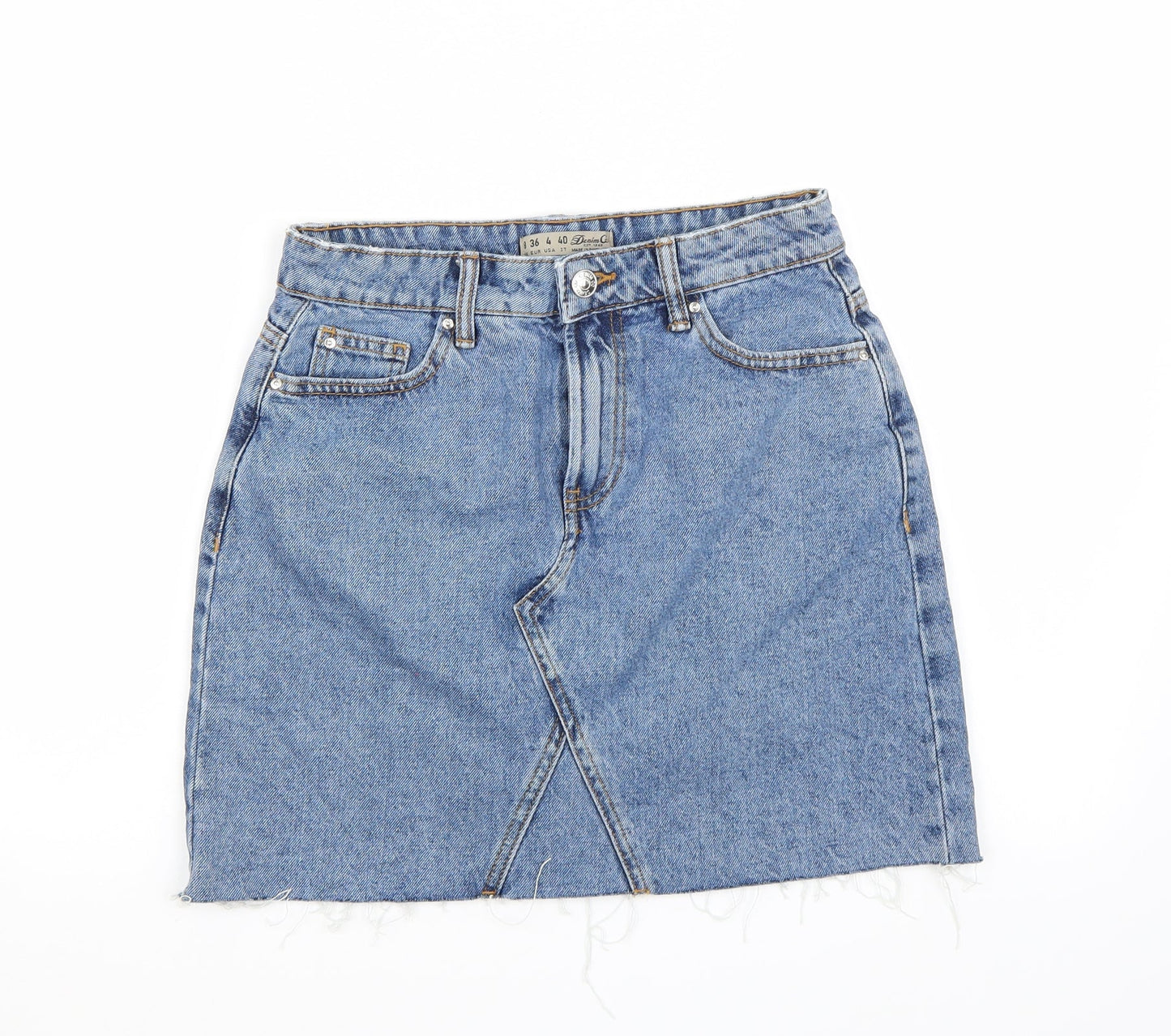 Womens UK Size 8 Denim & Co. A-Line  Skirt