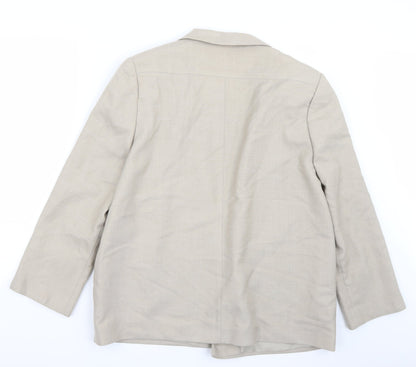 Holmewood Womens Beige   Jacket Suit Jacket Size 18