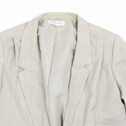 Holmewood Womens Beige   Jacket Suit Jacket Size 18