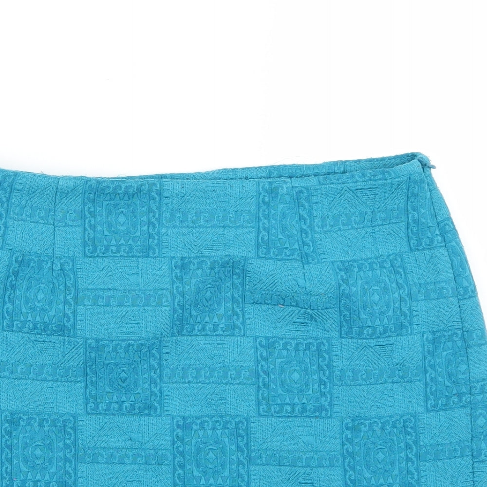 Forever21 Womens Blue   A-Line Skirt Size M
