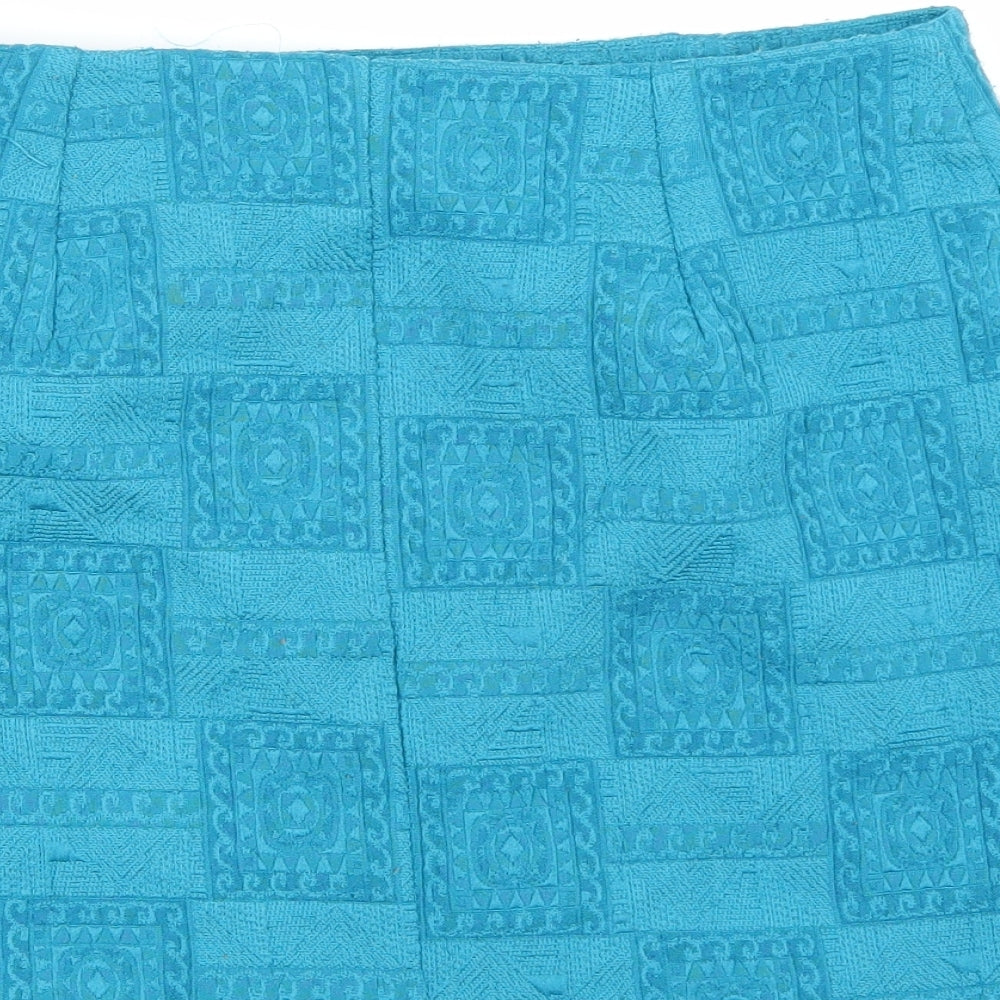 Forever21 Womens Blue   A-Line Skirt Size M