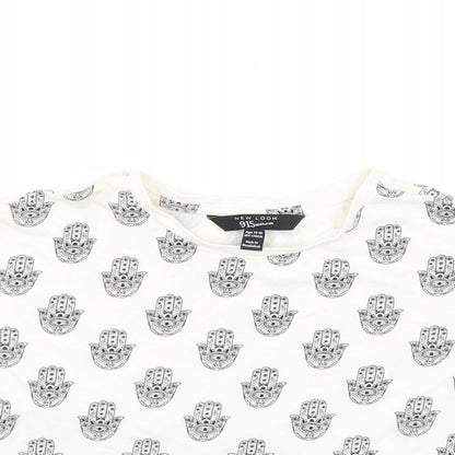 Newlook Womens White   Basic T-Shirt Size 14