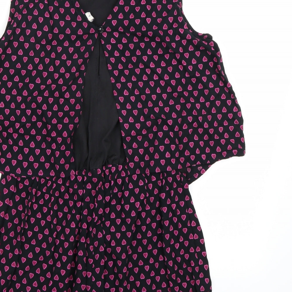 Henry Holland Womens Black   Playsuit One-Piece Size 8