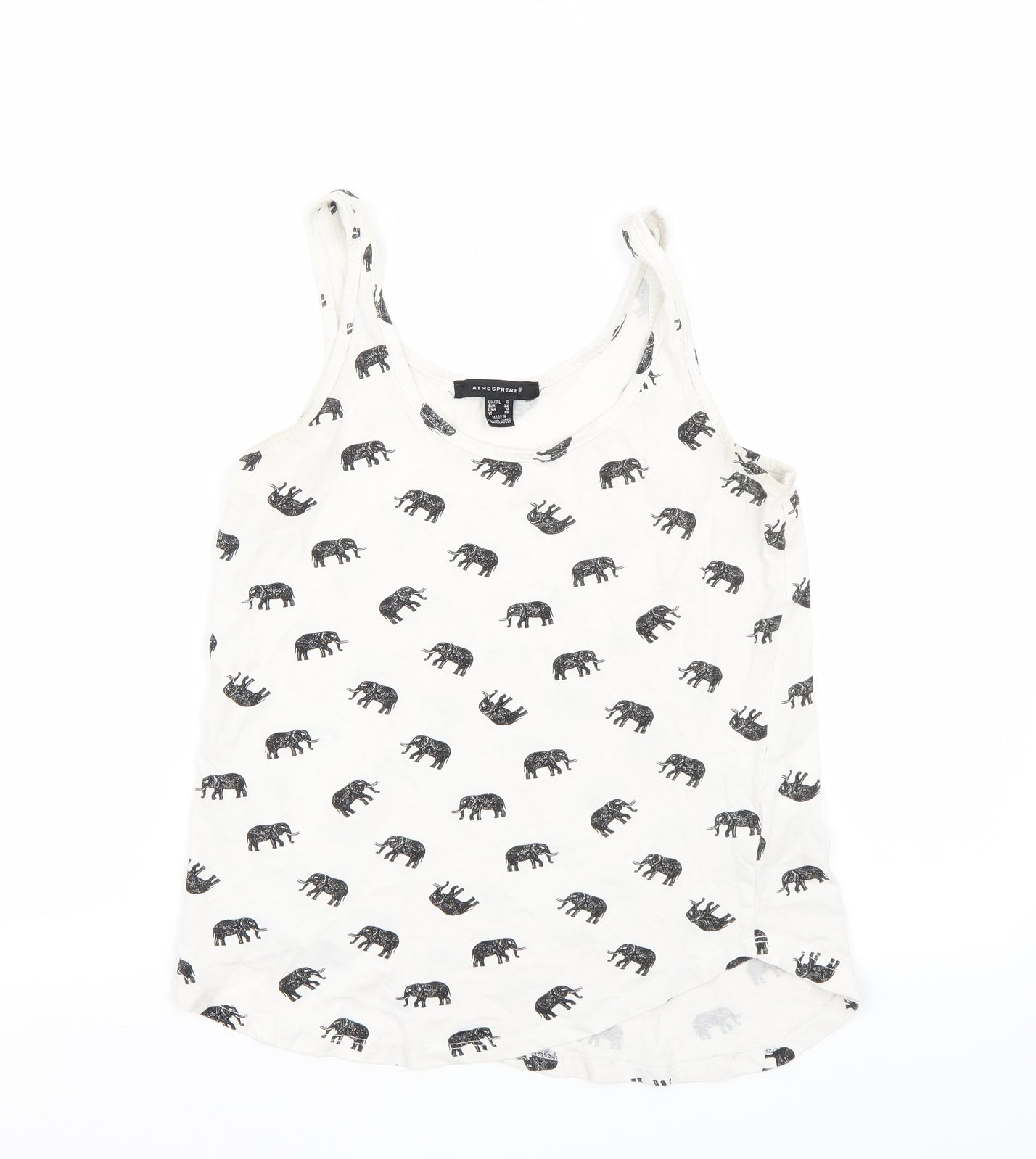 Primark Womens White   Basic Tank Size 4