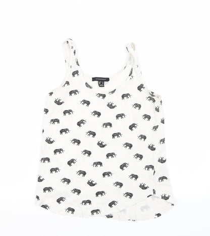 Primark Womens White   Basic Tank Size 4