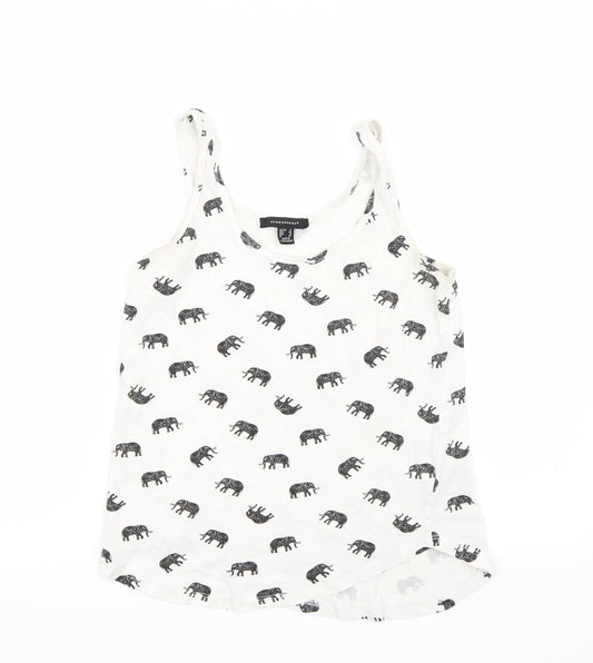 Primark Womens White   Basic Tank Size 4