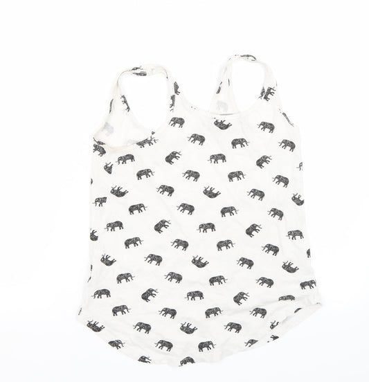 Primark Womens White   Basic Tank Size 4