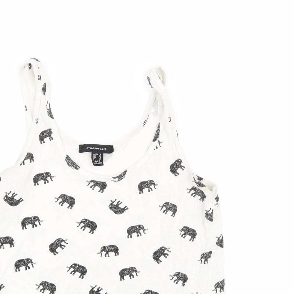 Primark Womens White   Basic Tank Size 4