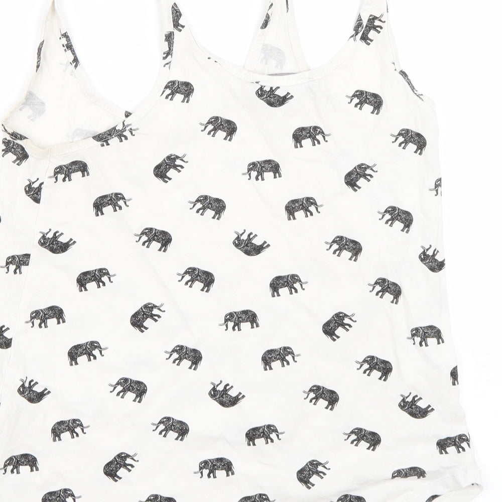 Primark Womens White   Basic Tank Size 4